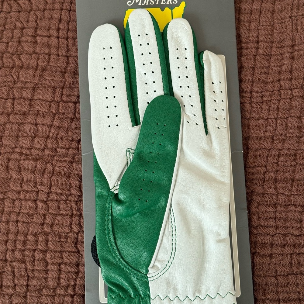 Masters - Leather Golf Glove - Green and White - Brand new condition